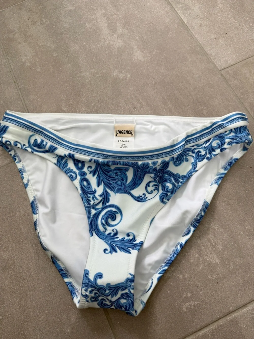 L’Agence NEW Nicole Baroque Bikini Bottoms Size M